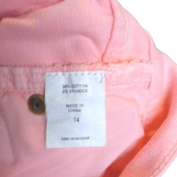 NY & Co Size 14 Jeans Womens Pink Denim Skinny Cotton/Spandex - Picture 5 of 14